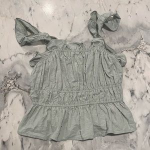Sage Green top. Size small.